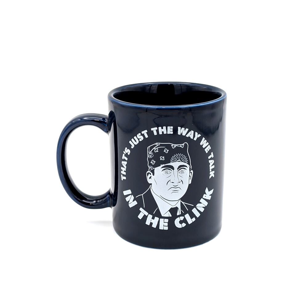 Funko The Office Prison Mike Coffee Mug The Way We Talk In The Clink Navy Blue